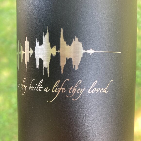 And So Together They Built A Life They Loved Soundwave 22oz Water Bottle - Picture 12 of 13